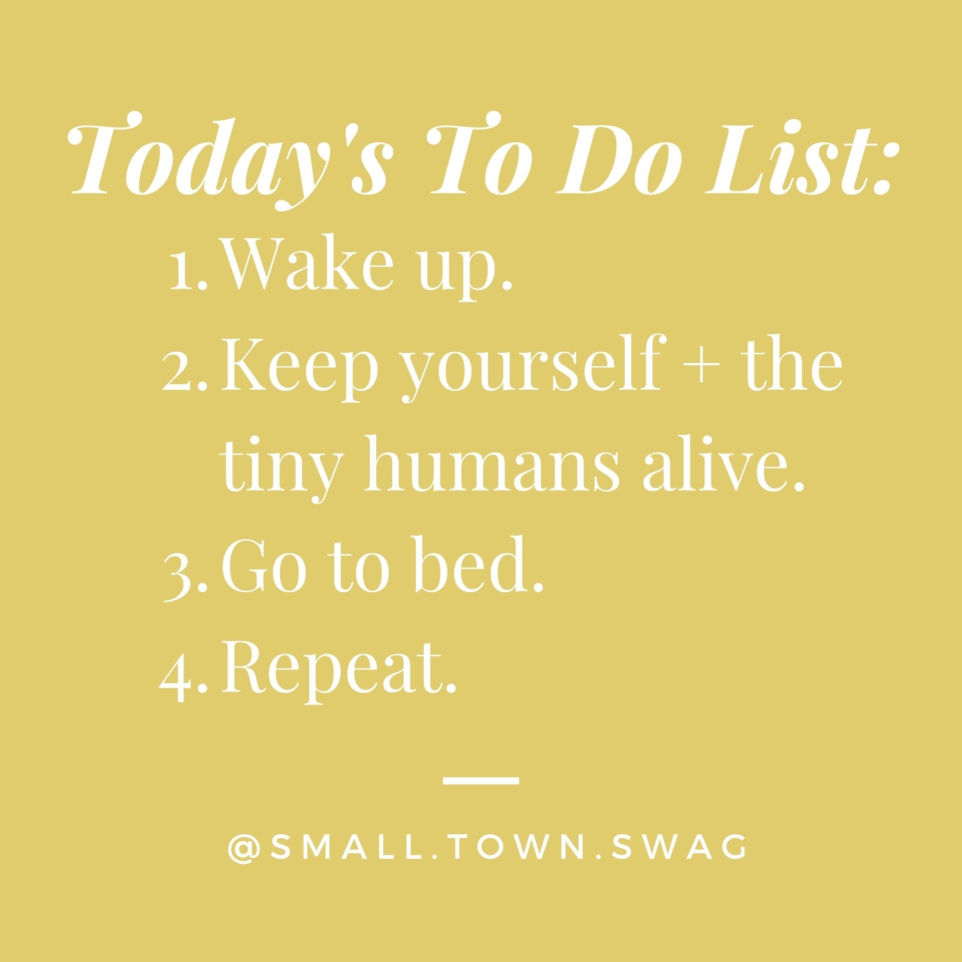 Motherhood to do list keep tiny humans alive funny memes mom life motherhood get kids attention cold coffee blog blogger funny mom Memes small town swag evansville indiana Motherhood to do list keep tiny humans alive funny memes mom life motherhood get kids attention cold coffee blog blogger funny mom Memes small town swag evansville indiana