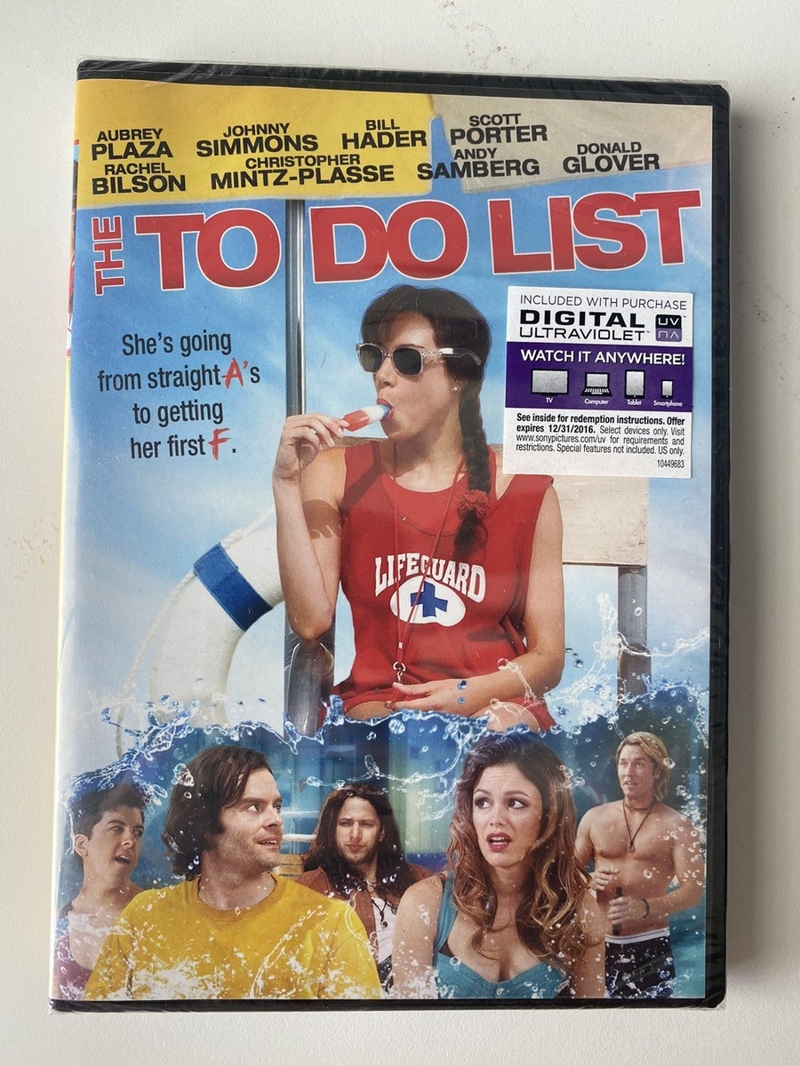Movie Aubrey Plaza The To Do List Stream From Justin To Kelly DVD Special Edition Bonus