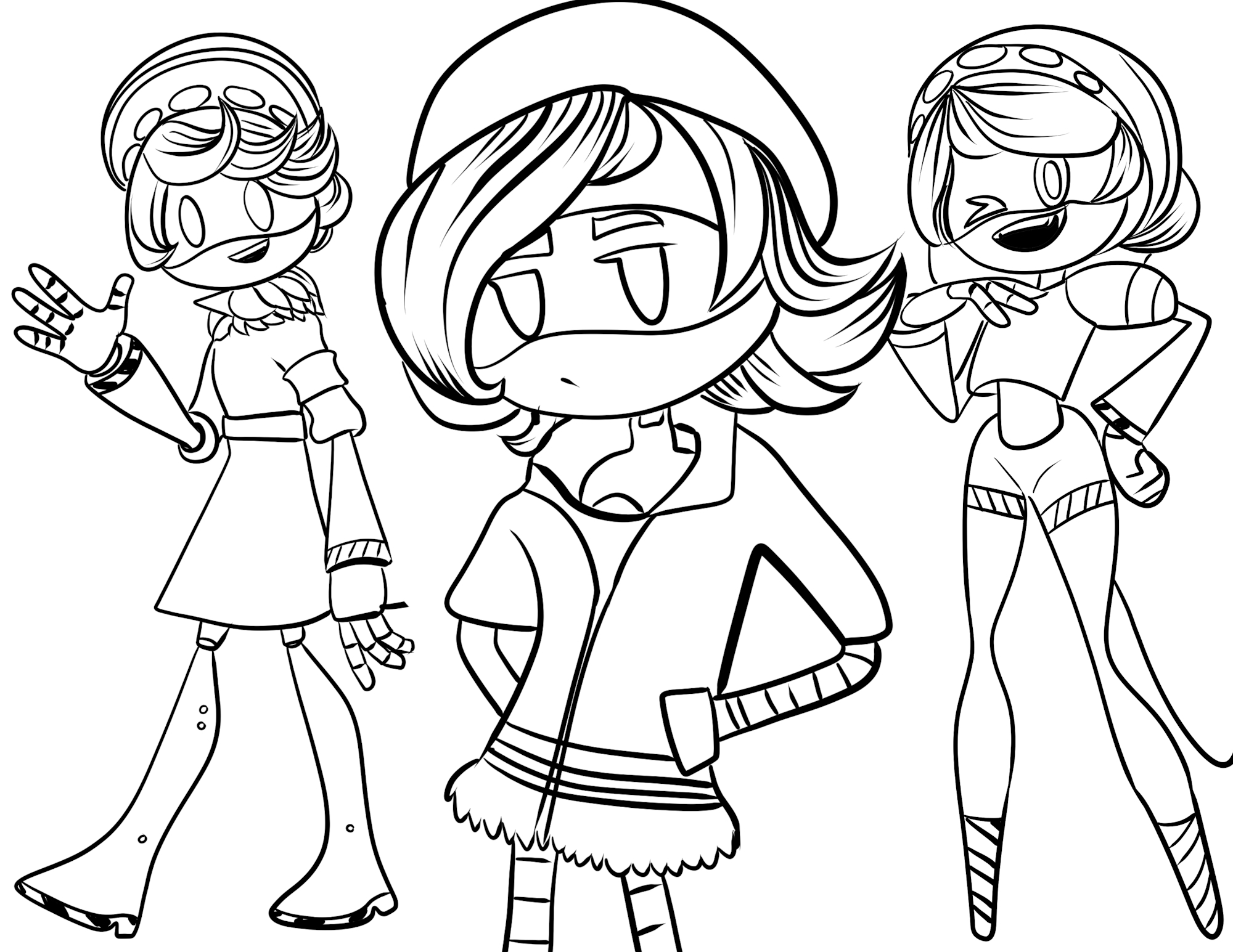 Murder Drones Coloring Pages Murder Drones Coloring Pages