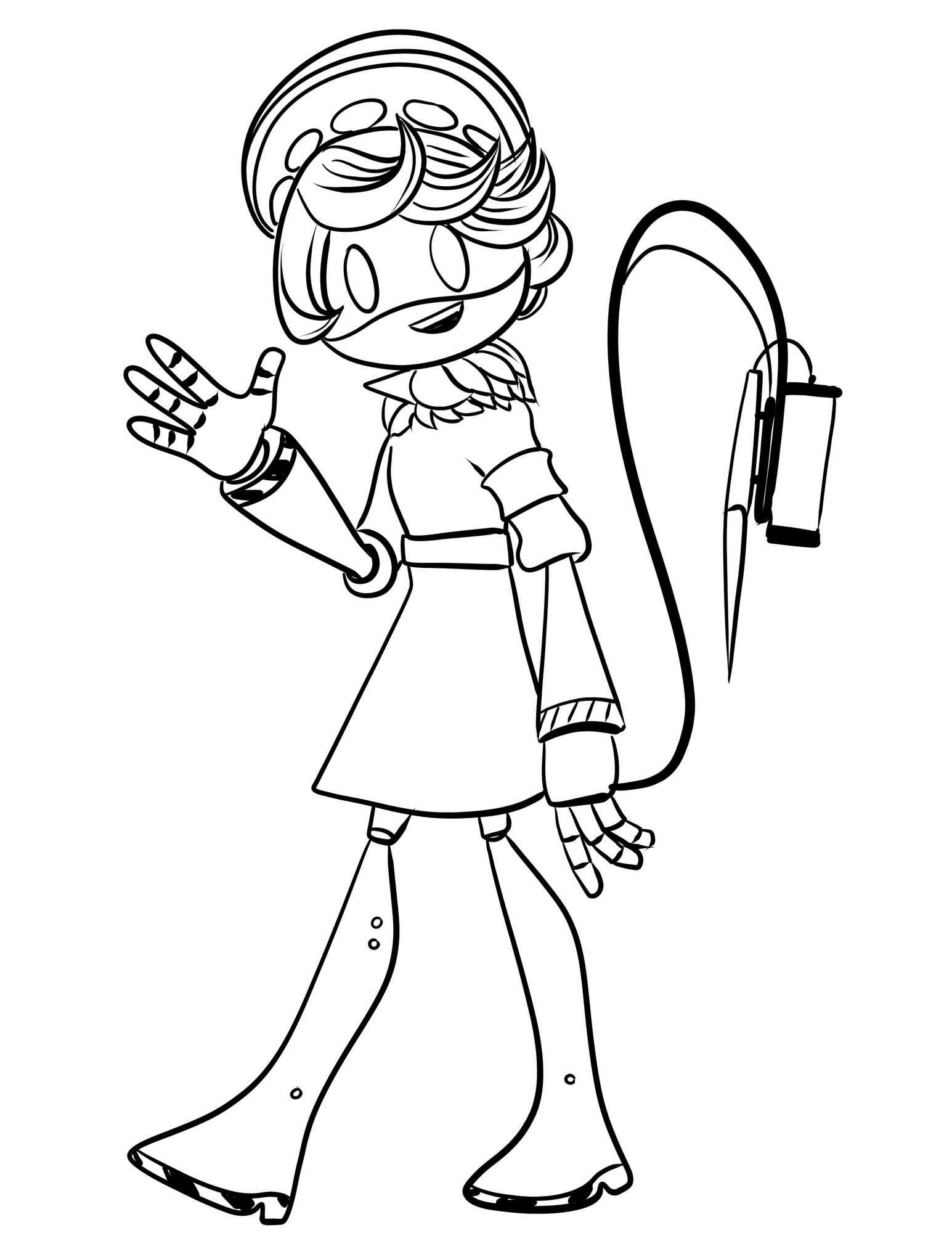 Murder Drones Serial Designation N Coloring Page Murder Drones Serial Designation N Coloring Page