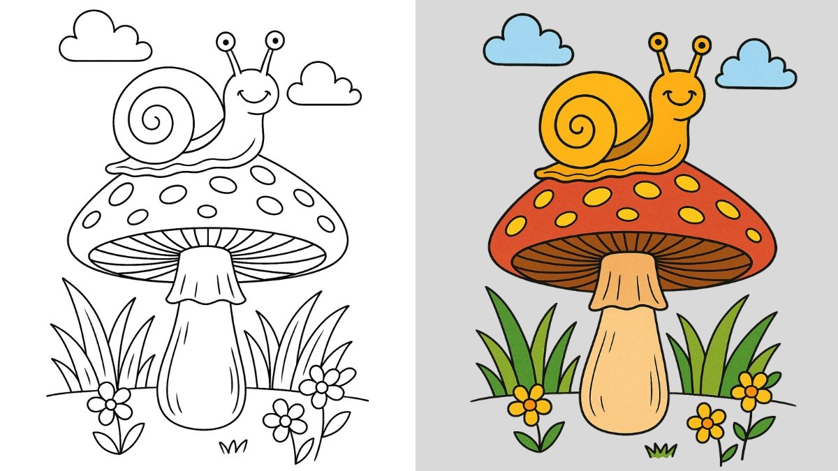 Mushroom Coloring Pages 44 Free Printable PDFs Mushroom Coloring Pages 44 Free Printable PDFs