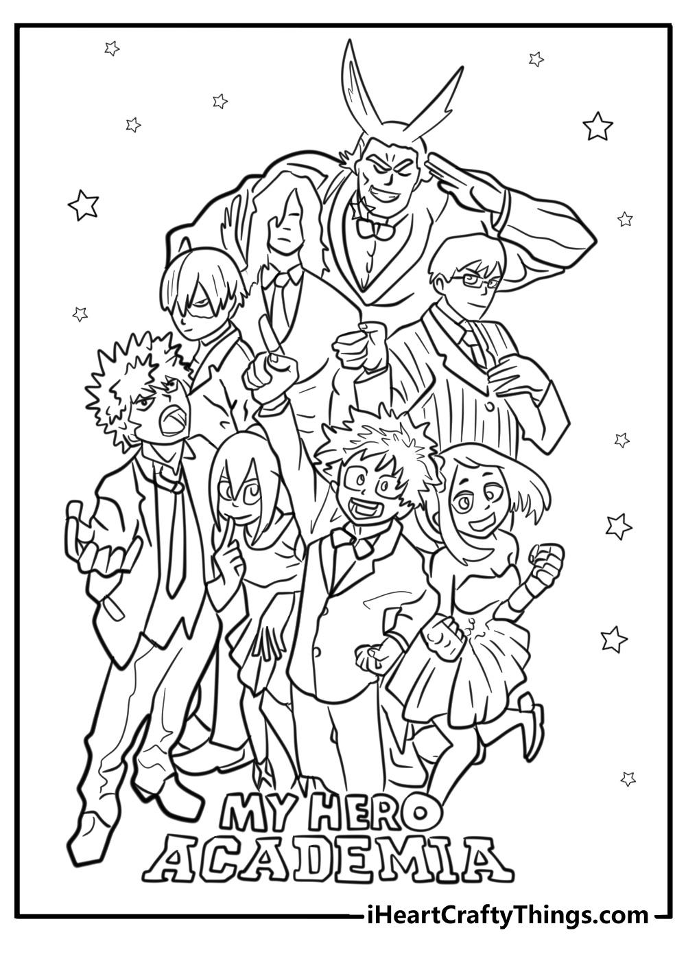 My Hero Academia Coloring Pages 26 Free PDF Printables My Hero Academia Coloring Pages 26 Free PDF Printables