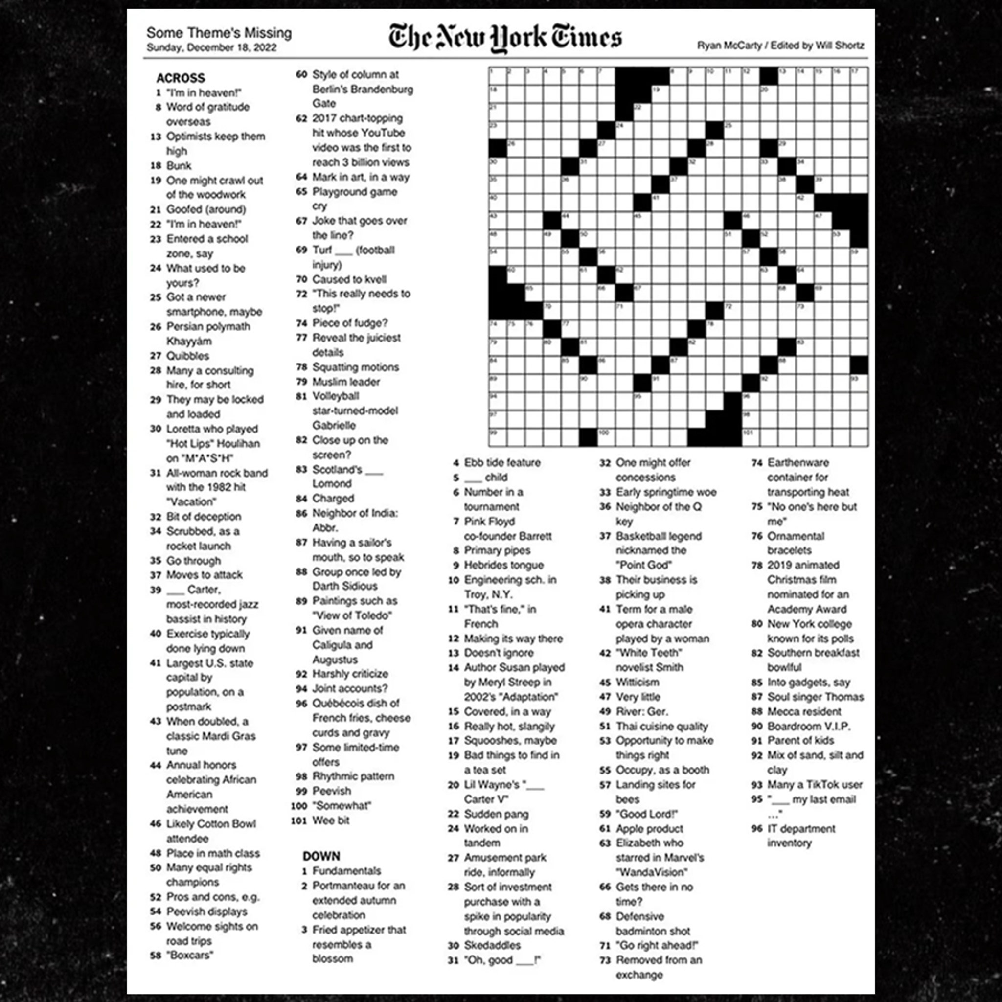 concessions nyt crossword