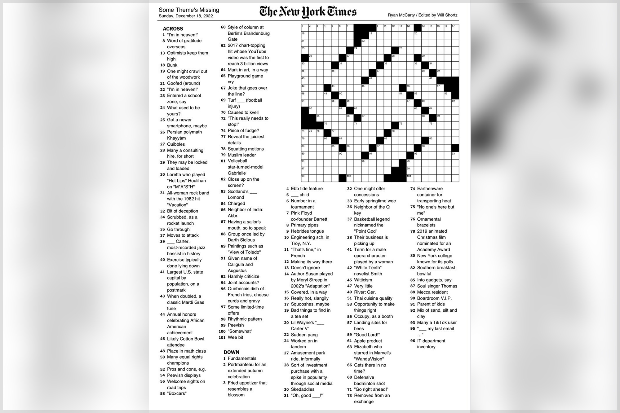 New York Times Slammed Over swastika Crossword On First Day Of Hanukkah New York Post