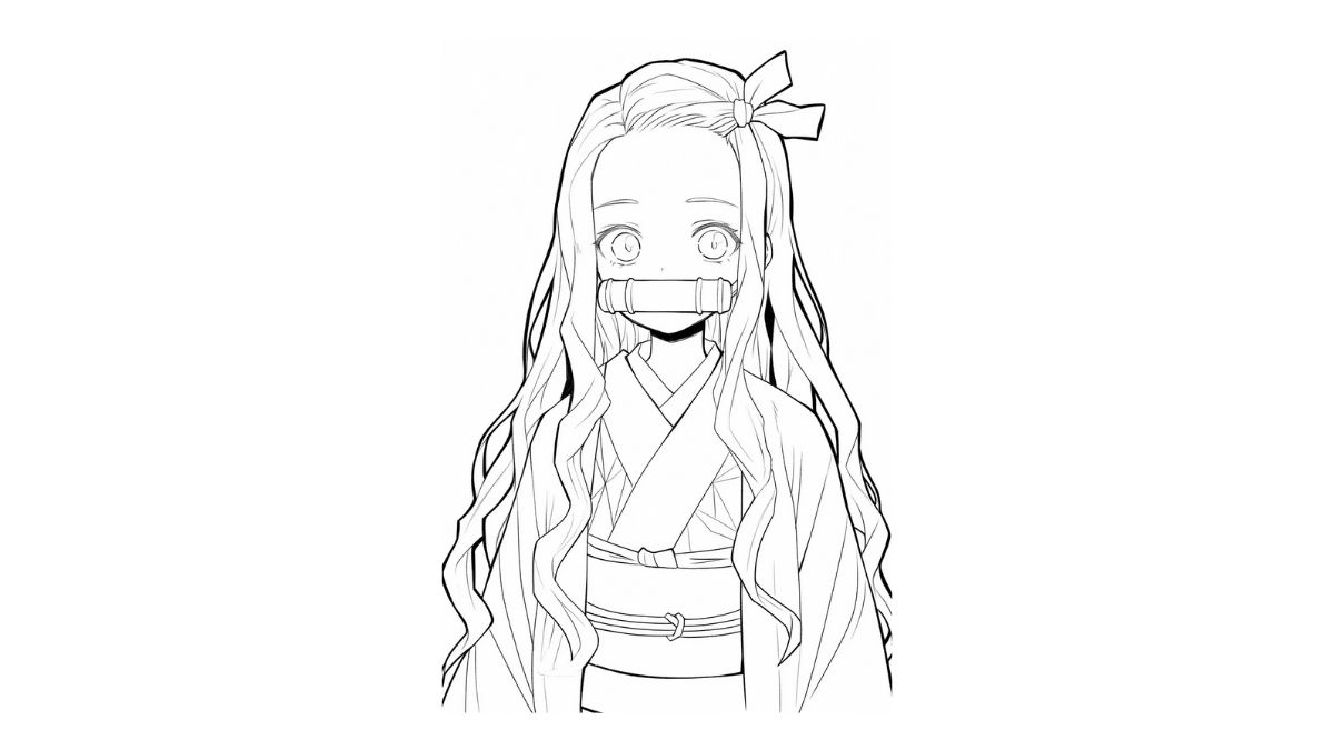 Nezuko Coloring Pages