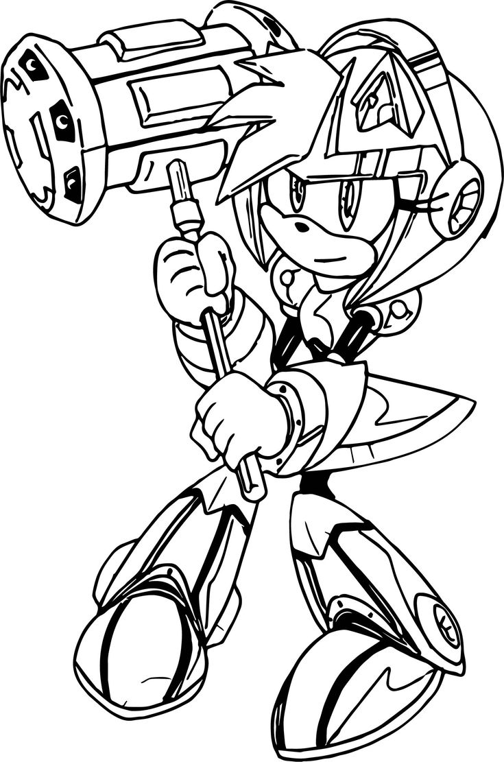 amy sonic coloring pages