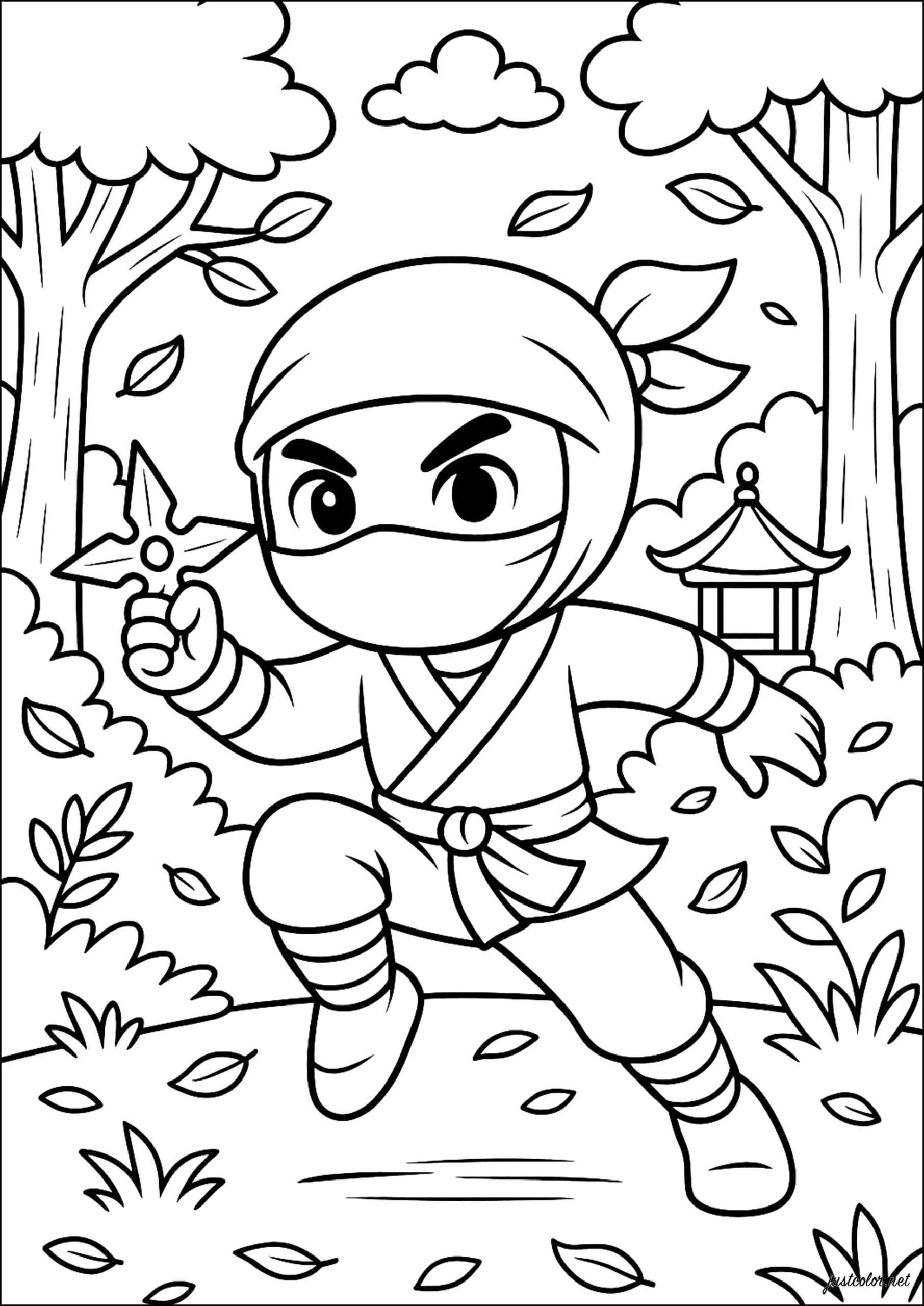 ninja coloring pages