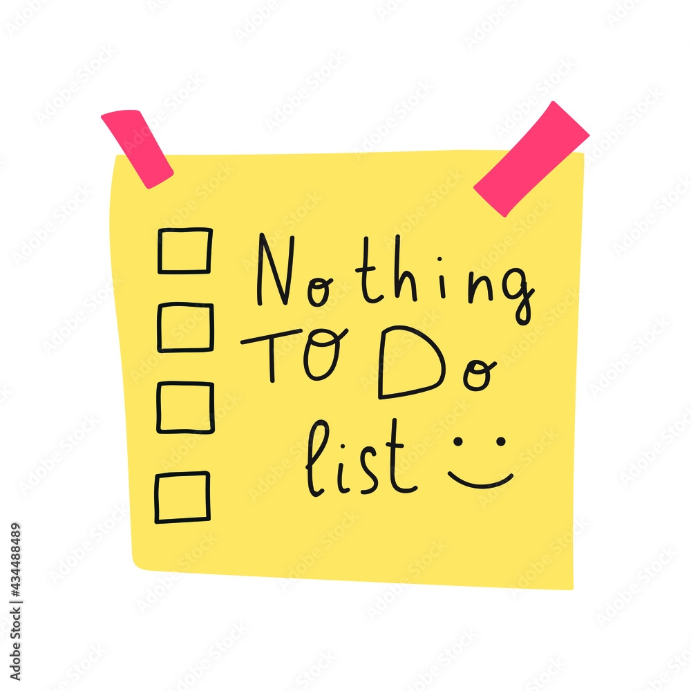 to do list nothing to do list nothing
