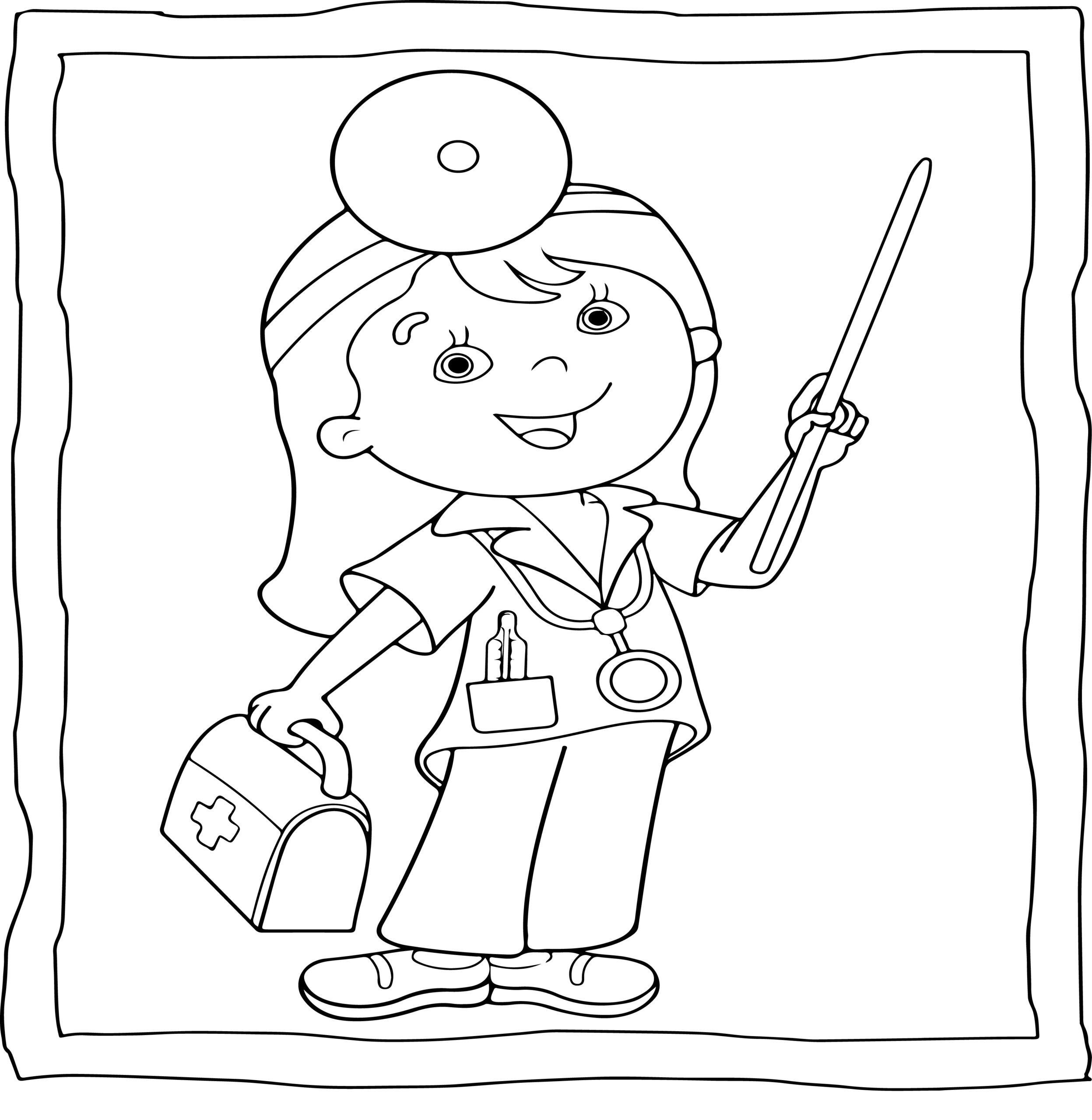 Nurse Coloring Book Easy And Fun Nurses Coloring Pages For Kids Made By Teachers