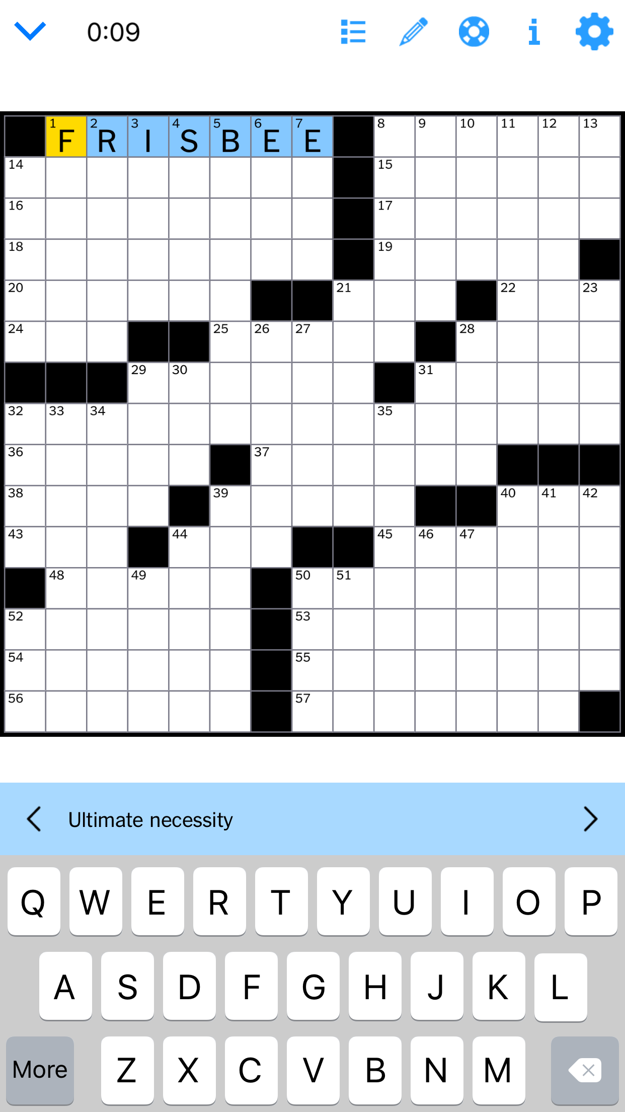 NY Times Crossword Features Ultimate In 1 Across With Great Clue Ultiworld Articles Ultiworld Forums