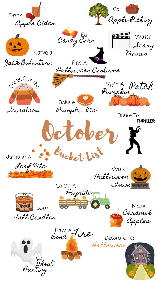 October Bucket List