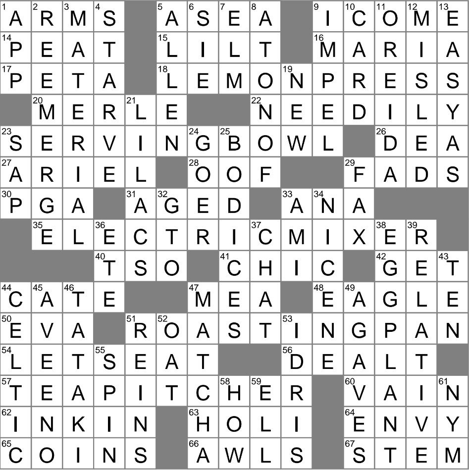 Once common Office Fixture Crossword Clue Archives LAXCrossword