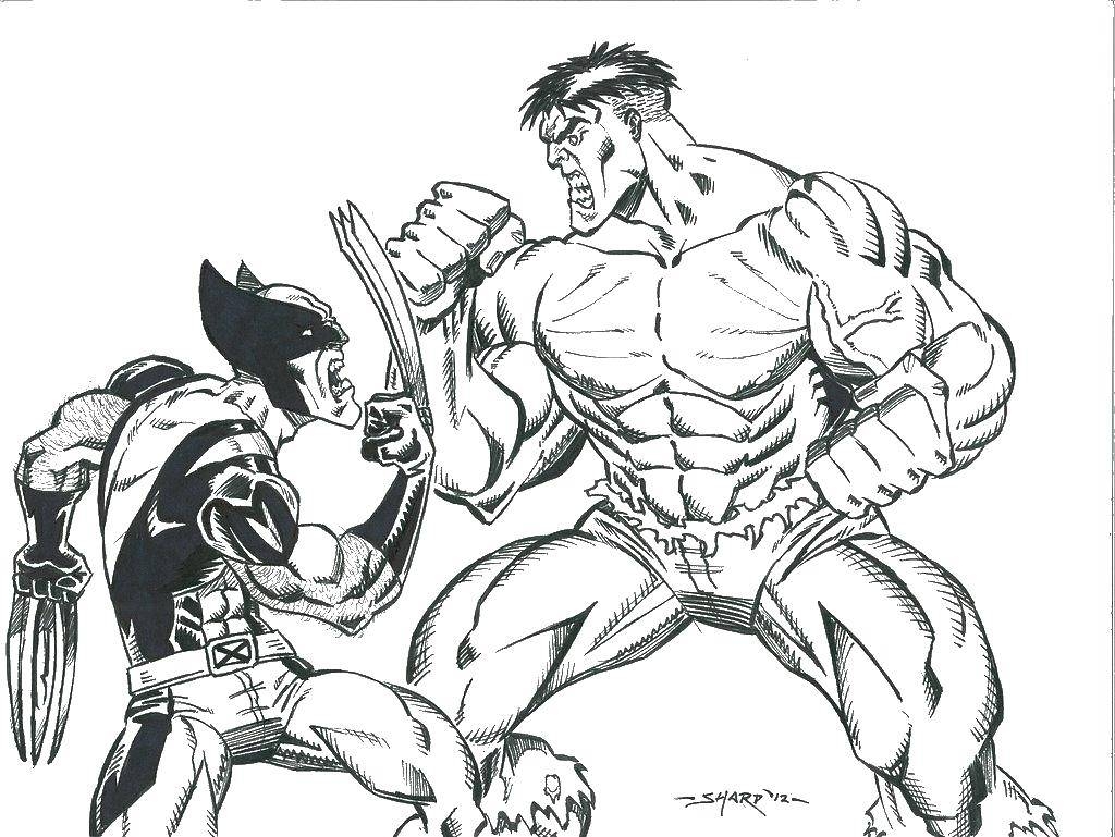x-men beast coloring page