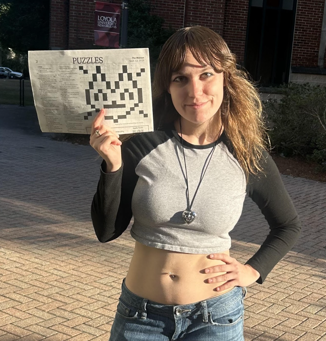 maroon crossword clue