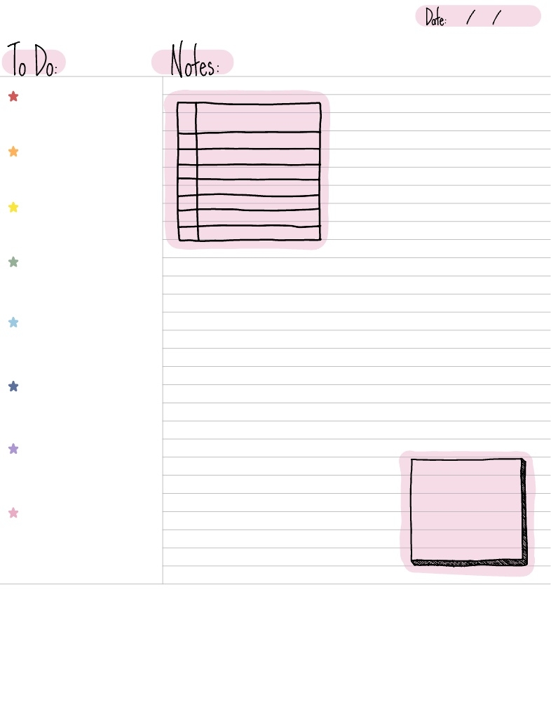 Pastel Cornell Notes With To Do List Notability Gallery