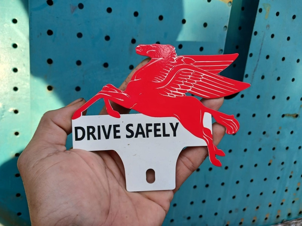 Pegasus License Plate Topper Frame Horse Equine HOTROD Car Truck No Porcelain EBay