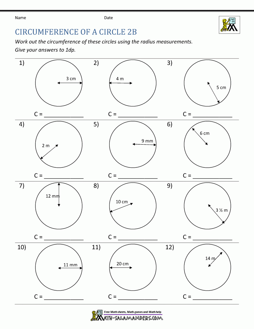 Perimeter Of A Circle