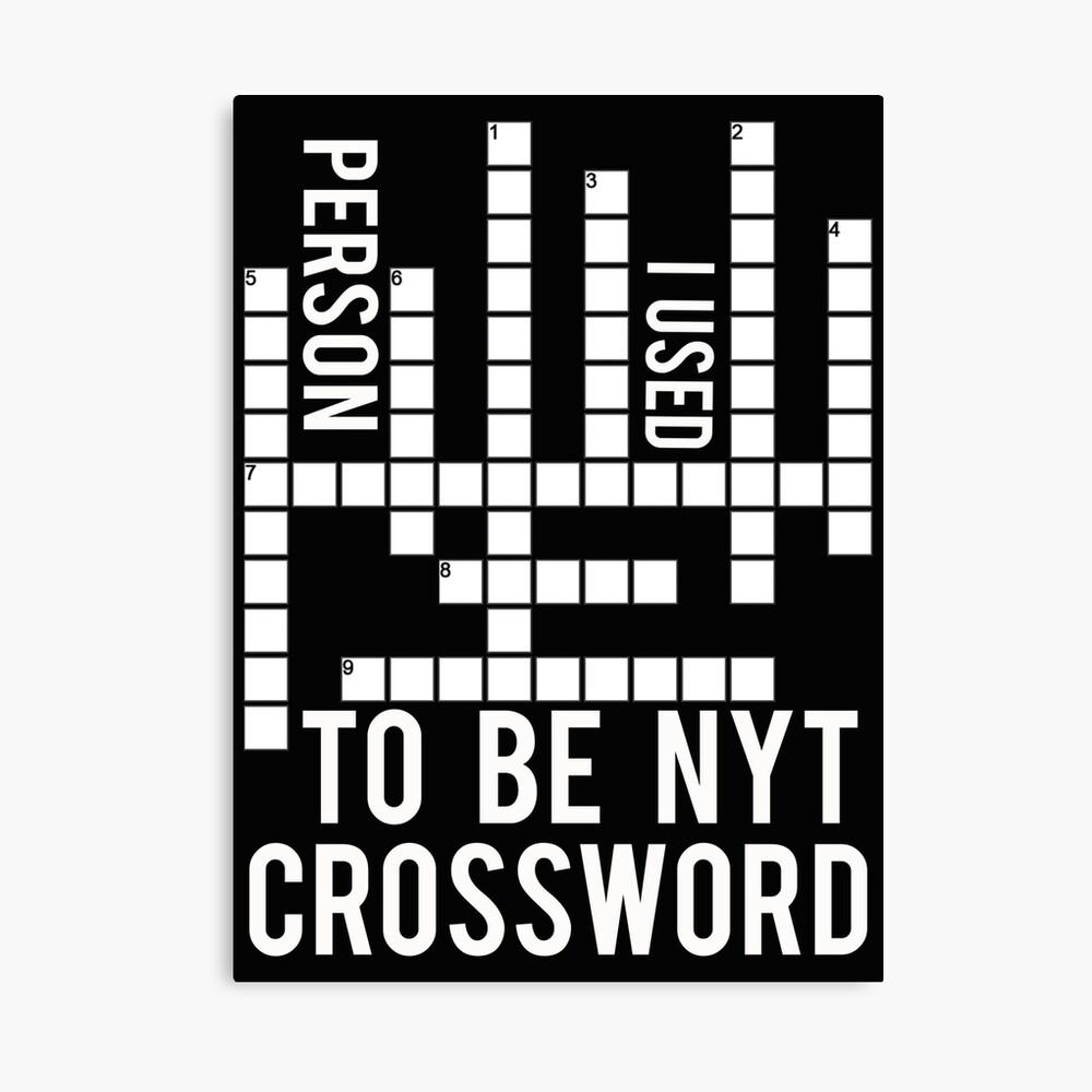 used to be nyt crossword