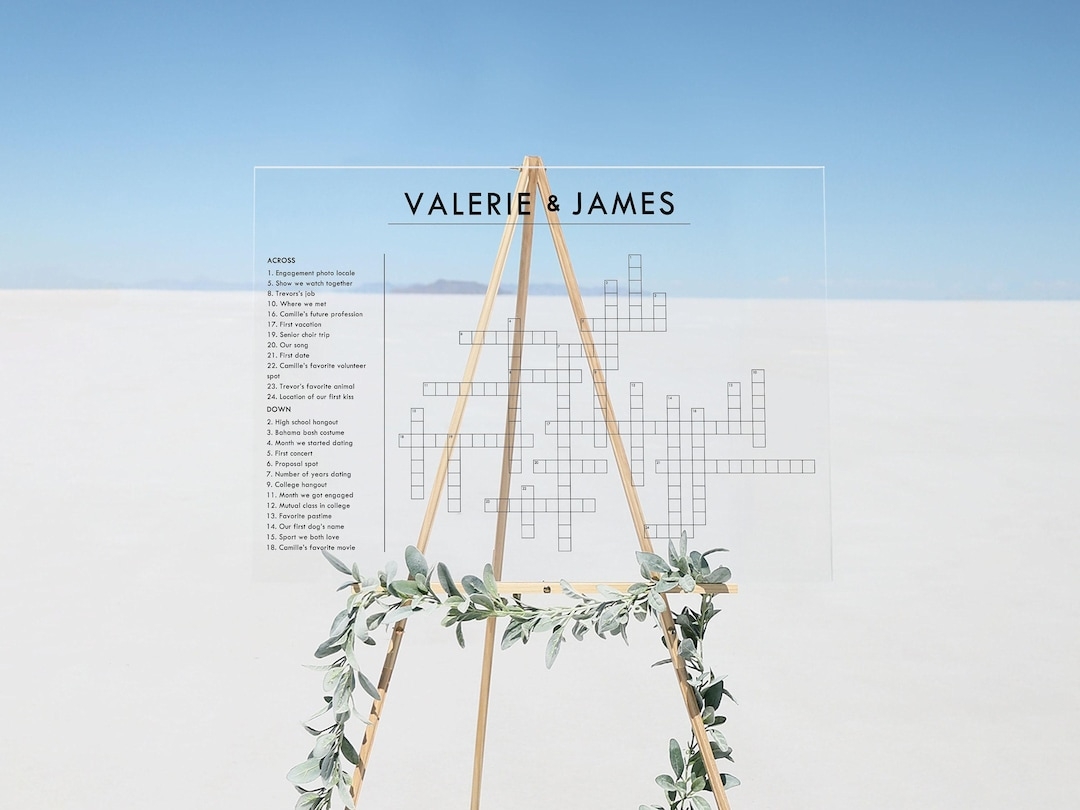 Personalized Acrylic Wedding Crossword Puzzle Sign On Clear Acrylic Clear Acrylic Custom Wedding Crossword Puzzle Wedding Reception Decor Etsy Personalized Acrylic Wedding Crossword Puzzle Sign On Clear Acrylic Clear Acrylic Custom Wedding Crossword Puzzle Wedding Reception Decor Etsy