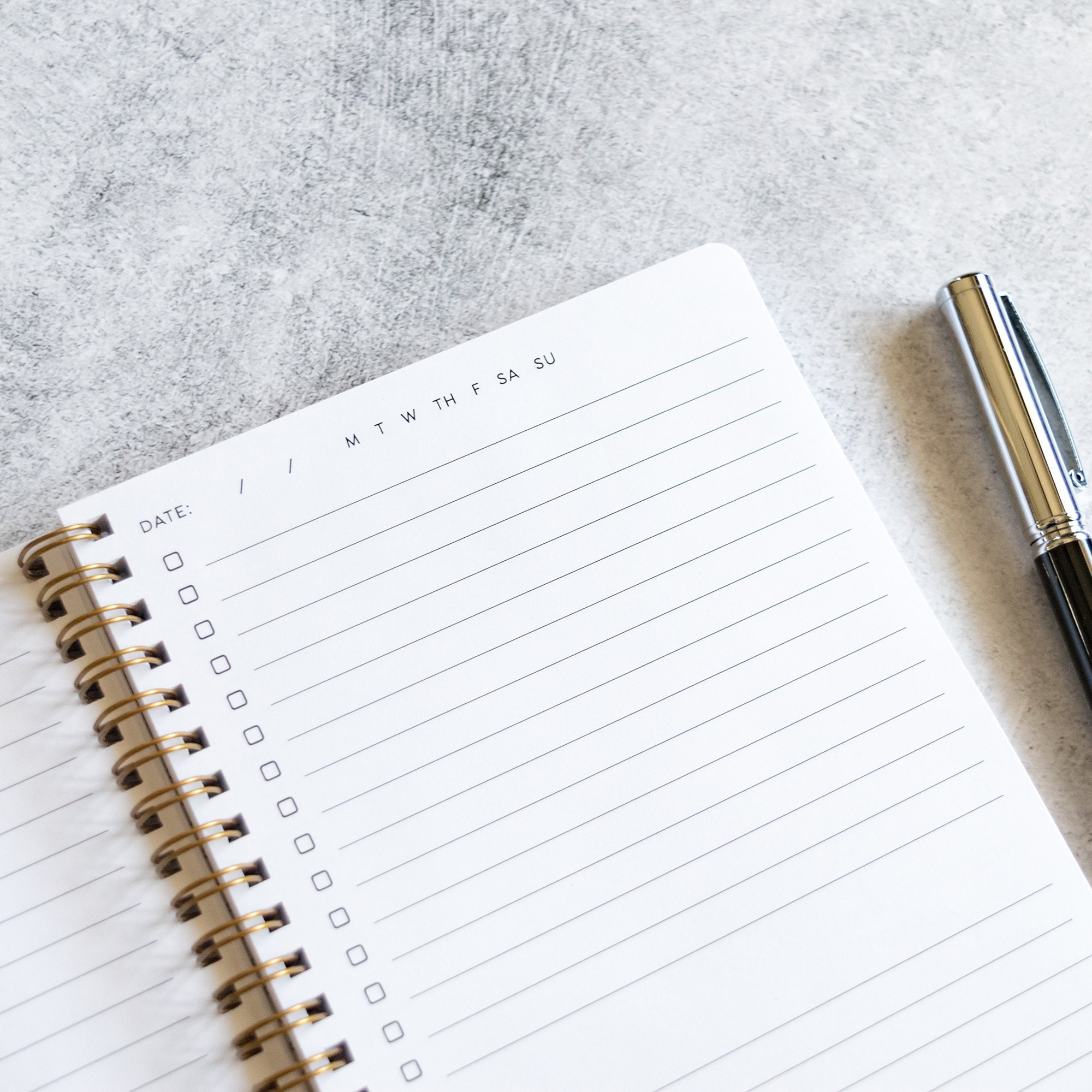 Personalized To Do List Notebook With 100 Pages Of Daily To Do Lists Notes Year Overview Calendar Minimalist Planner Task List NB6327 Etsy