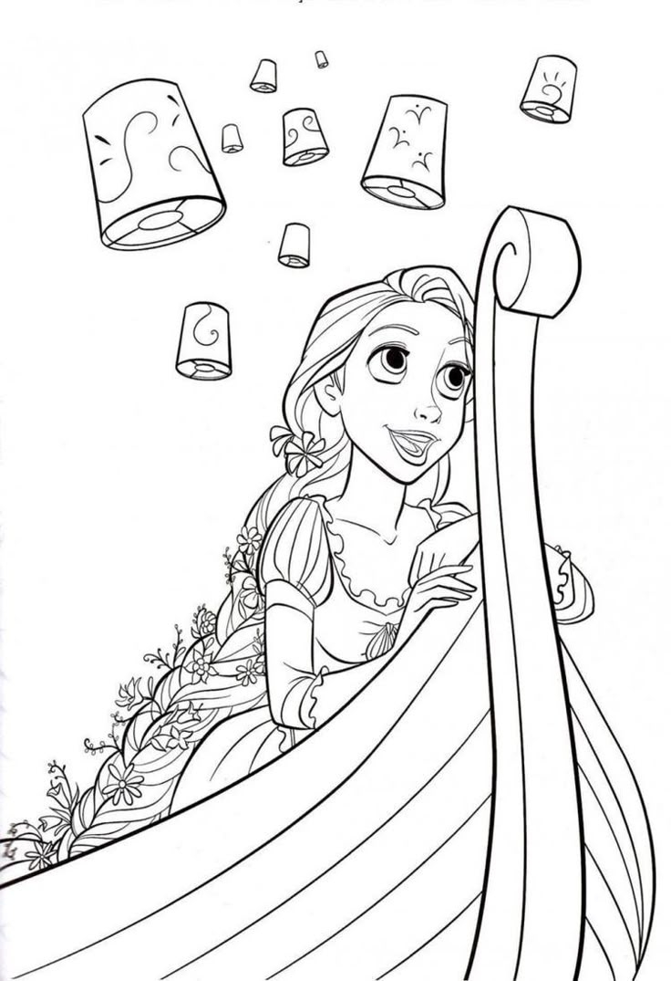 Pin By On My Saves Tangled Coloring Pages Princess Coloring Pages Rapunzel Coloring