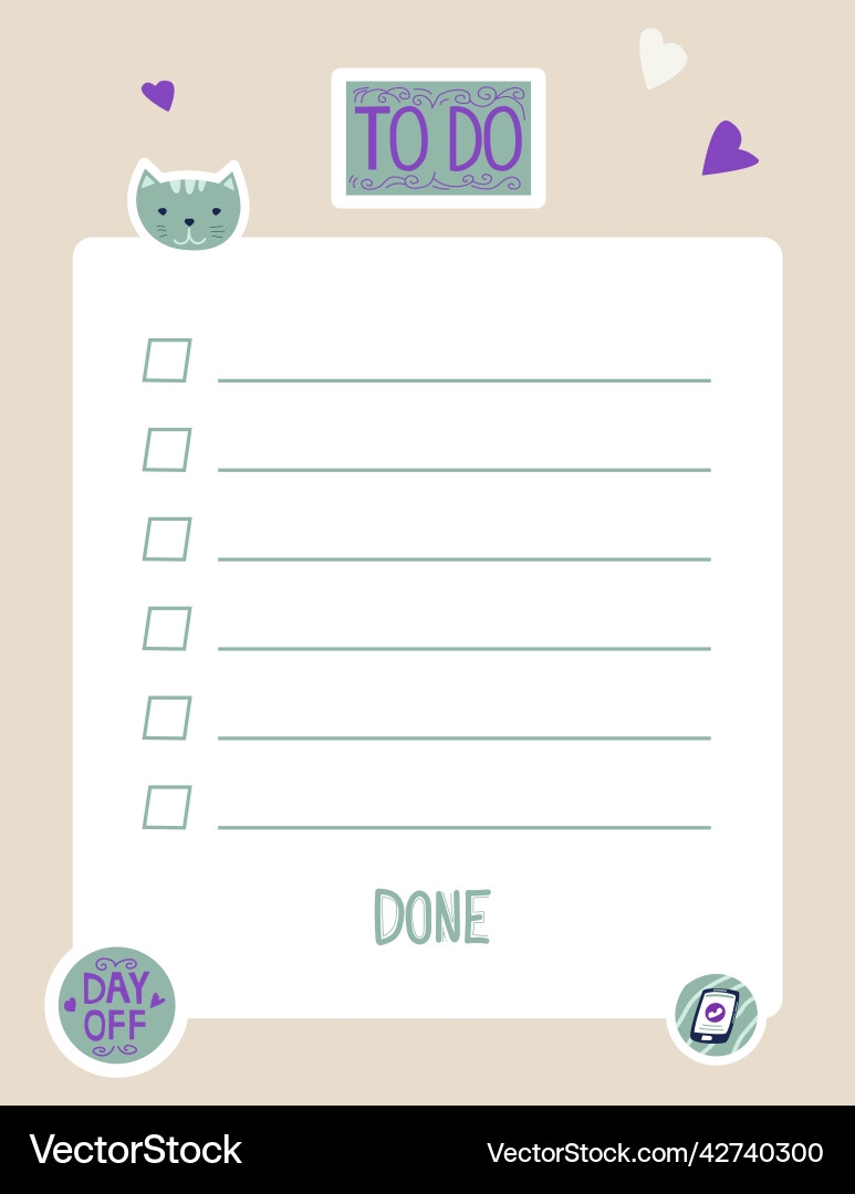 to do list stickers