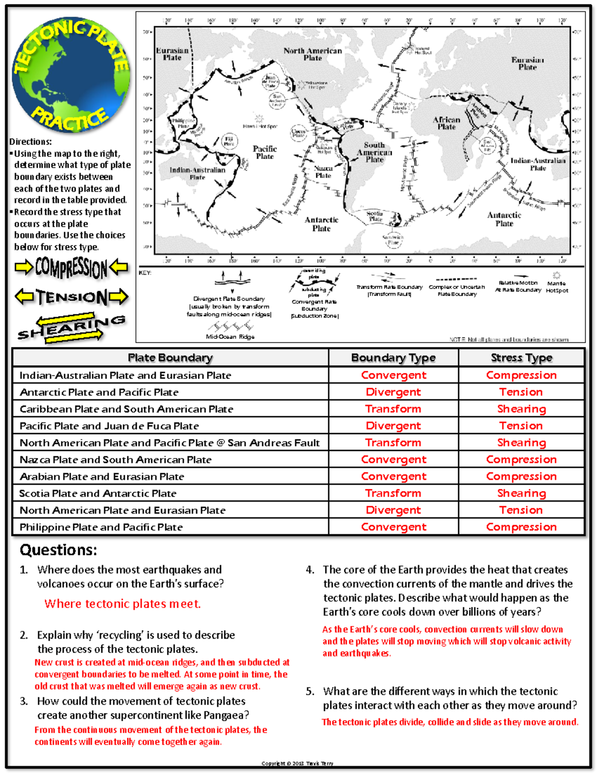 Plate Tectonics Earth Science Problem Set Answer Key Studocu Plate Tectonics Earth Science Problem Set Answer Key Studocu