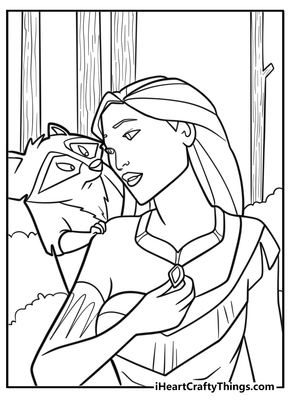 Pocahontas Coloring Pages 25 Free PDF Printables For Kids