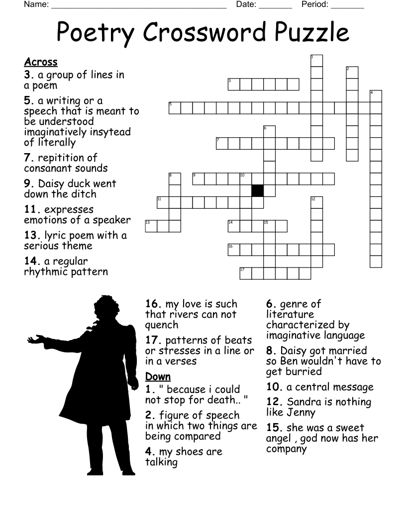 Poetic Devices And Literary Terms Crossword Puzzle WordMint Poetic Devices And Literary Terms Crossword Puzzle WordMint