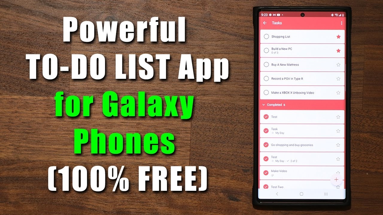 Powerful TO DO LIST APP To Create Tasks Shopping Lists For All Samsung Galaxy Smartphones FREE YouTube Powerful TO DO LIST APP To Create Tasks Shopping Lists For All Samsung Galaxy Smartphones FREE YouTube