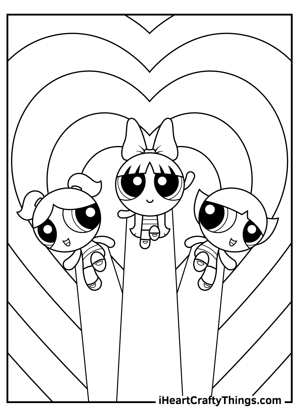Powerpuff Girls Coloring Pages 25 Free Printable PDFs