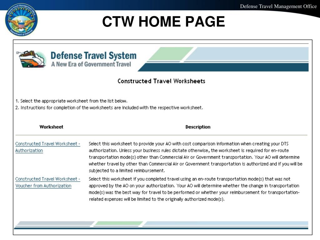 PPT T 200 CONSTRUCTED TRAVEL IN DTS PowerPoint Presentation Worksheets Library