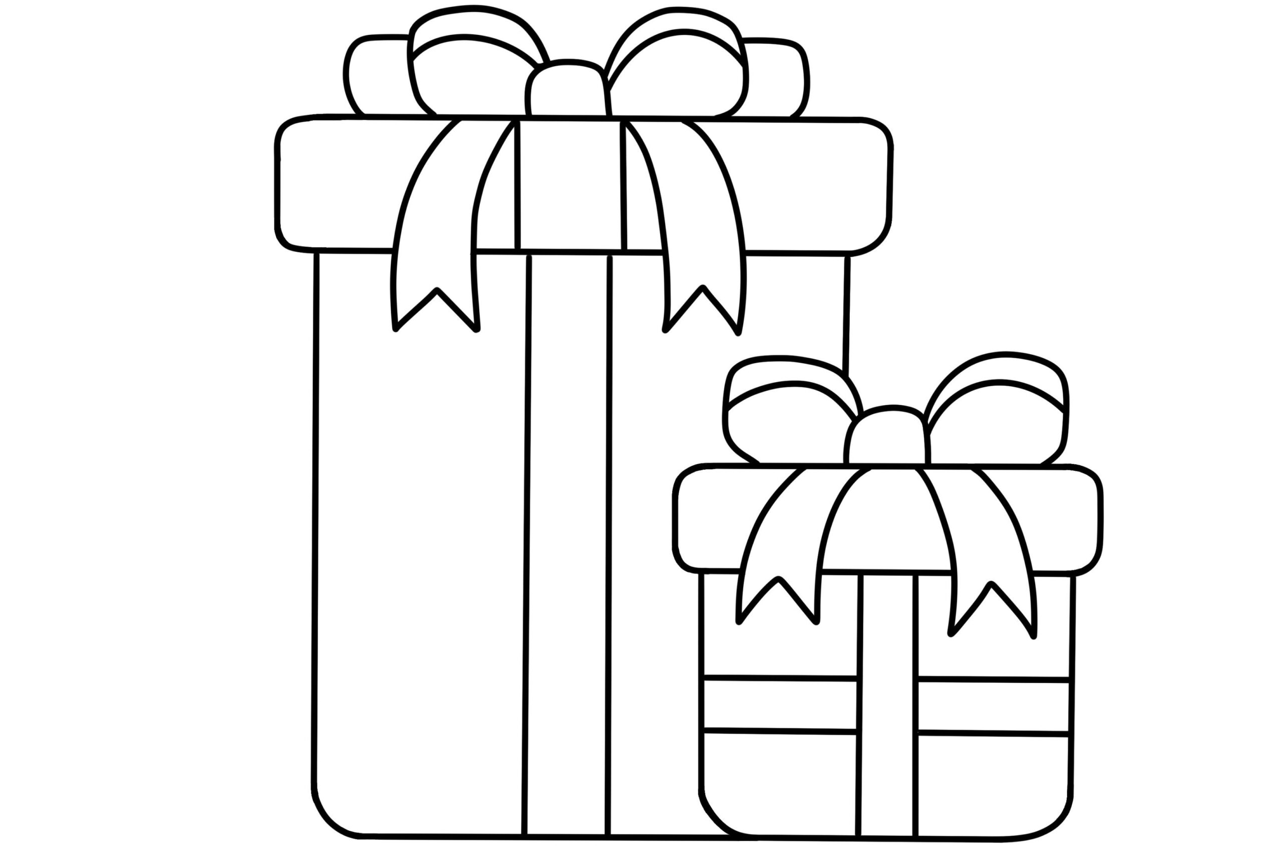 Present Christmas Coloring Pages Graphic By Waranokdesign99 Creative Fabrica