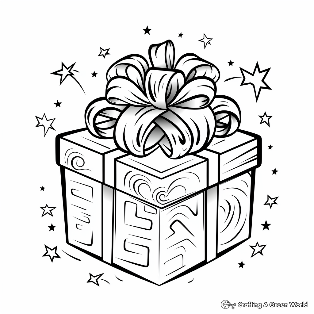Present Coloring Pages Free Printable