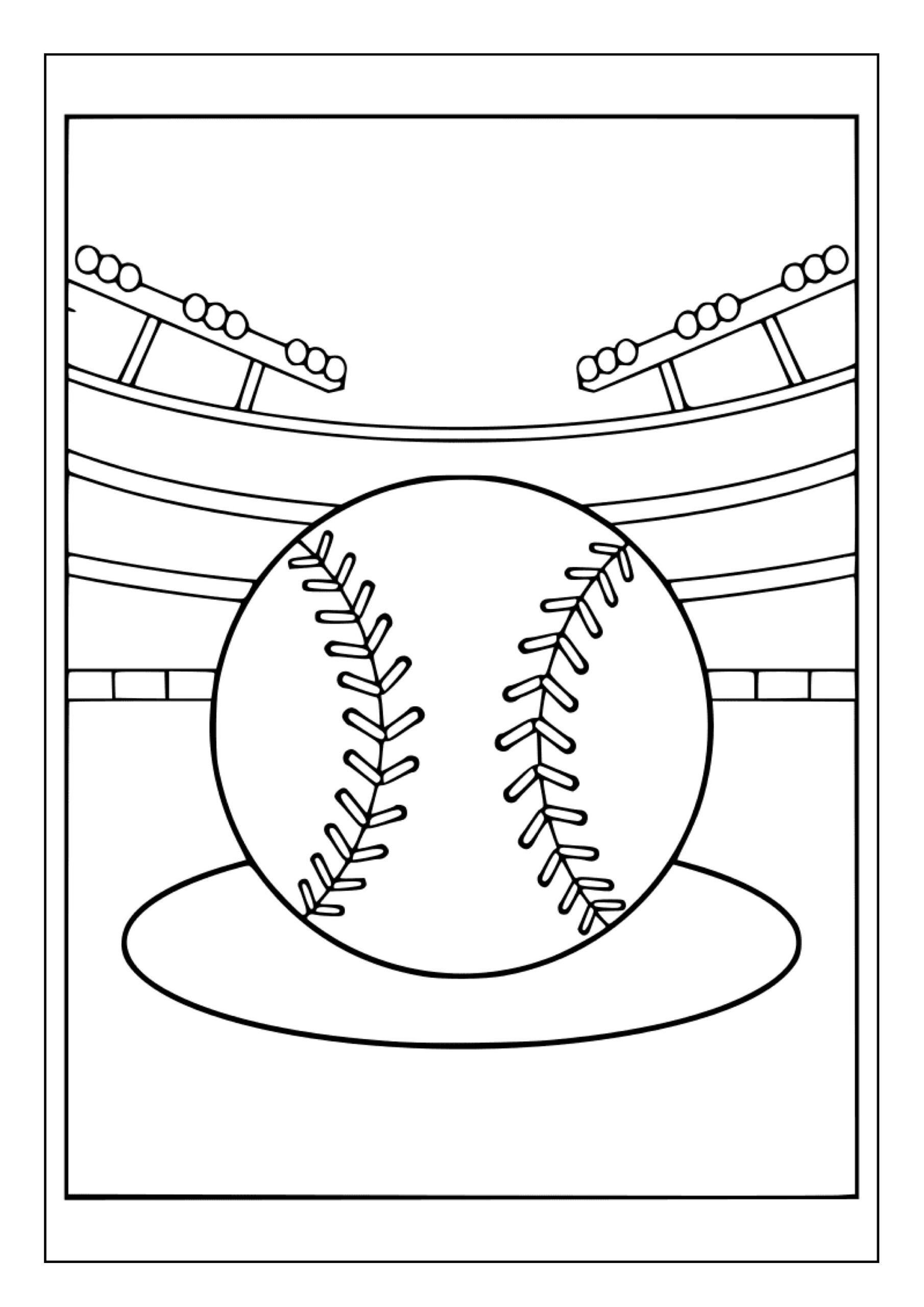 Printable Baseball Coloring Pages For Kids And Adults 100 Pages Instant Digital Download PDF Printable Baseball Player Coloring Sheets Etsy