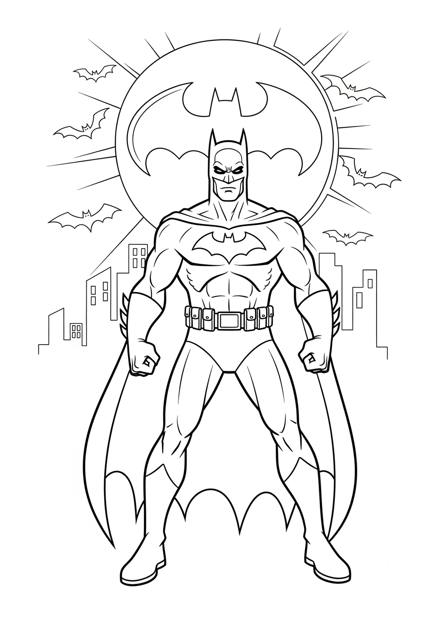 batman coloring page
