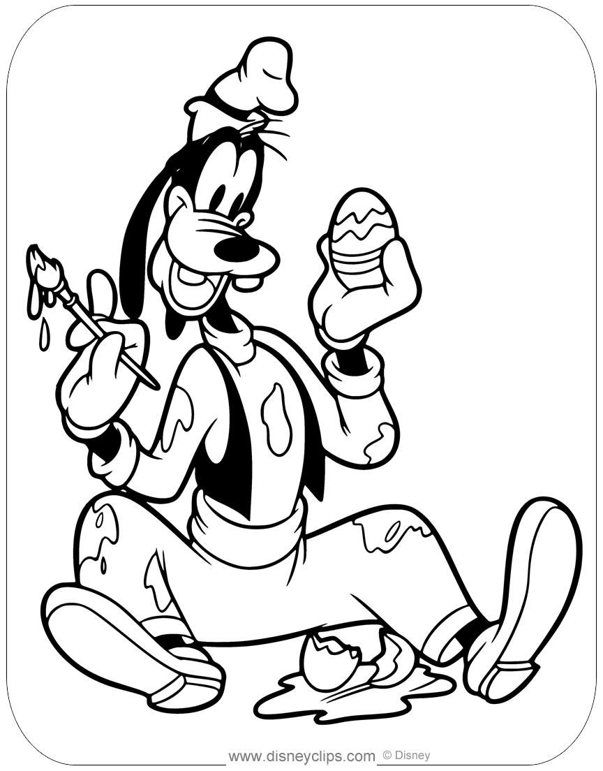 Printable Disney Easter Coloring Pages Disneyclips