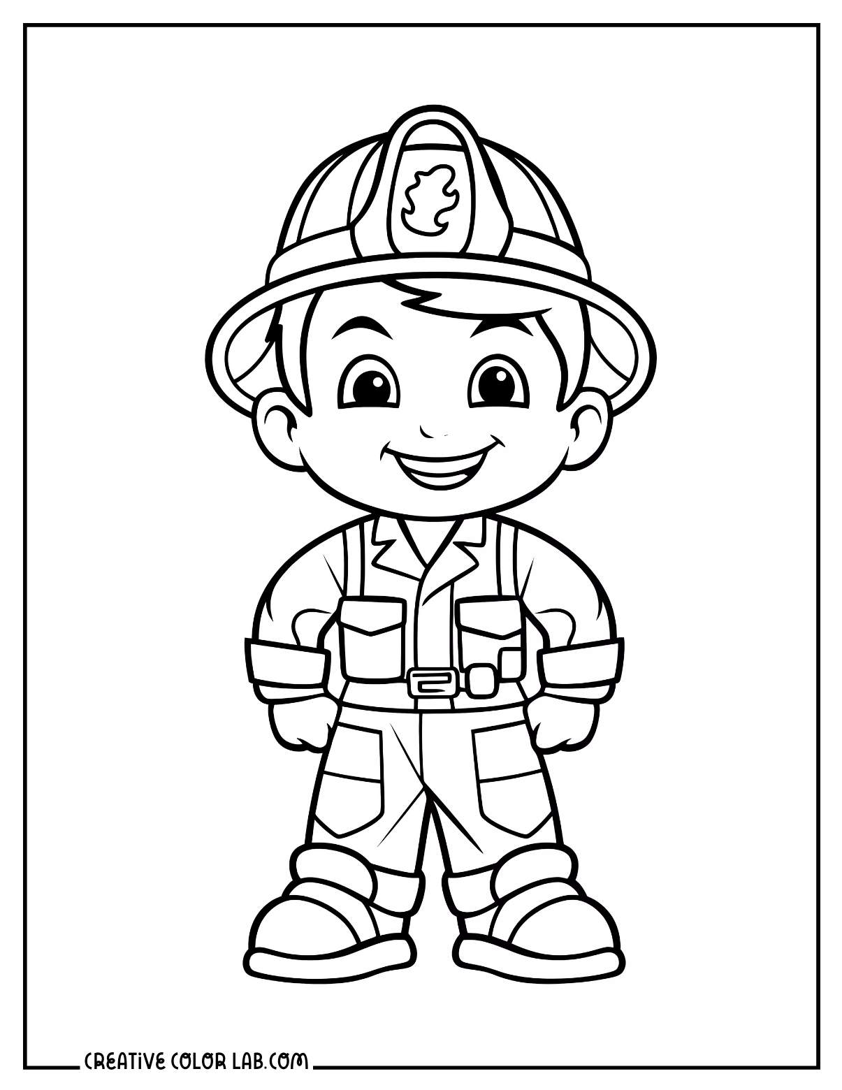 Printable Free Firefighter Coloring Pages Printable Free Firefighter Coloring Pages