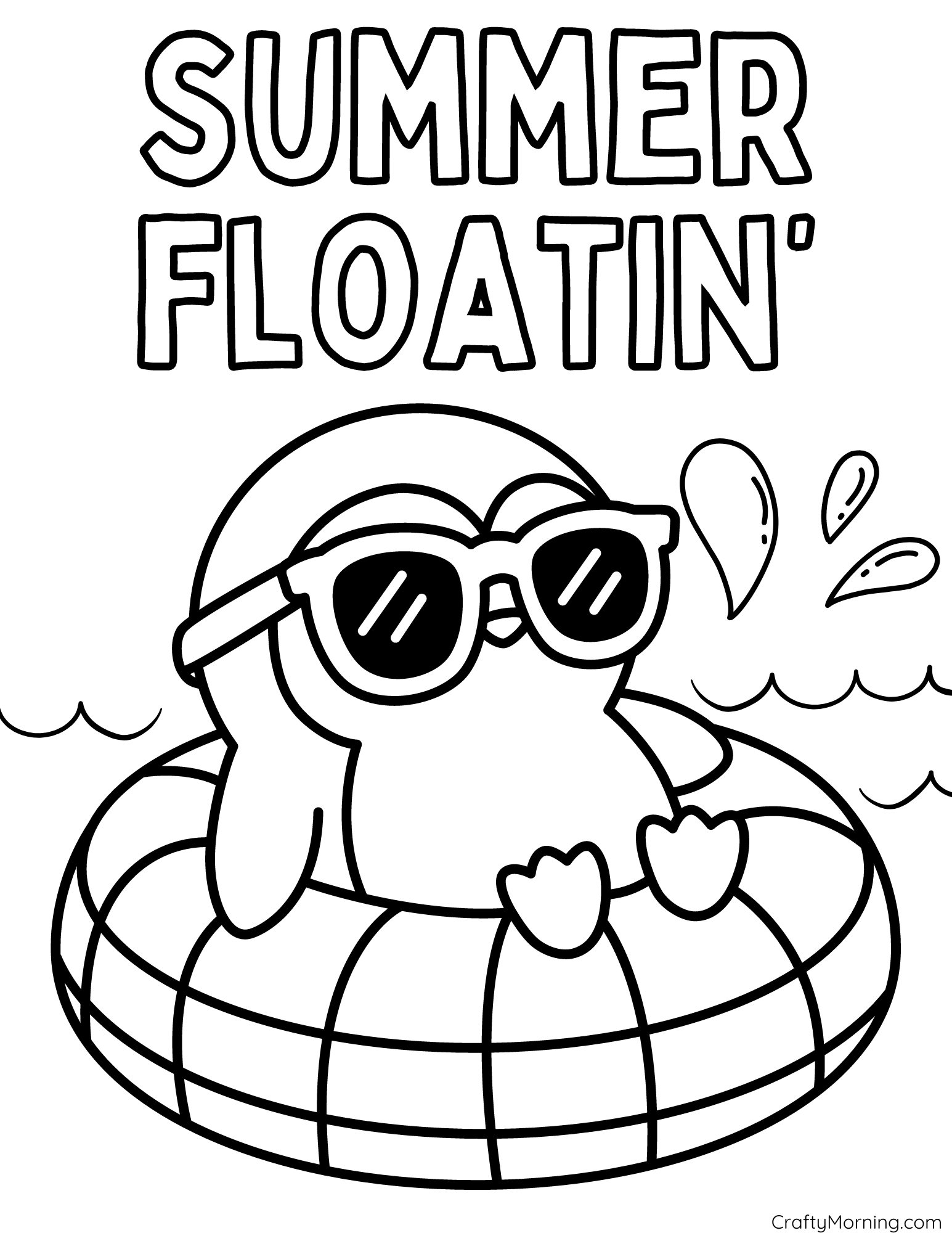 Printable Summer Coloring Pages Crafty Morning