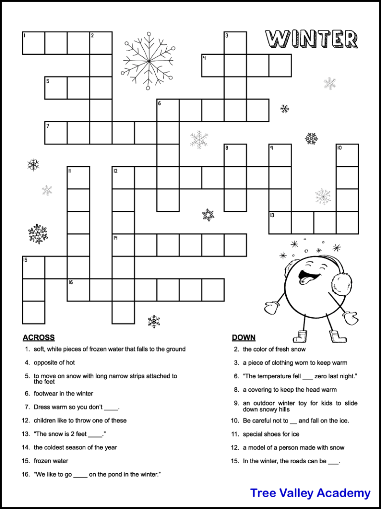 frost crossword clue