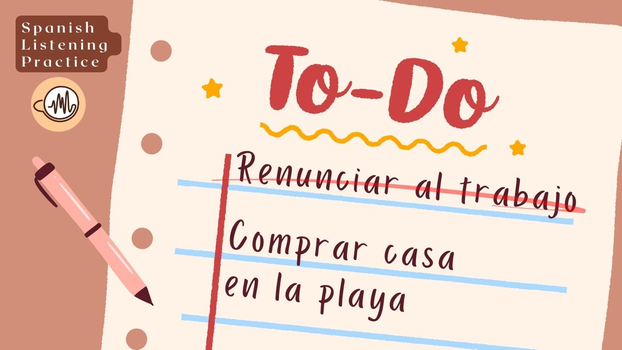 to do list in spanish
