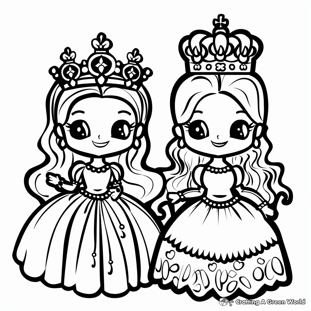 Queen Coloring Pages Free Printable 