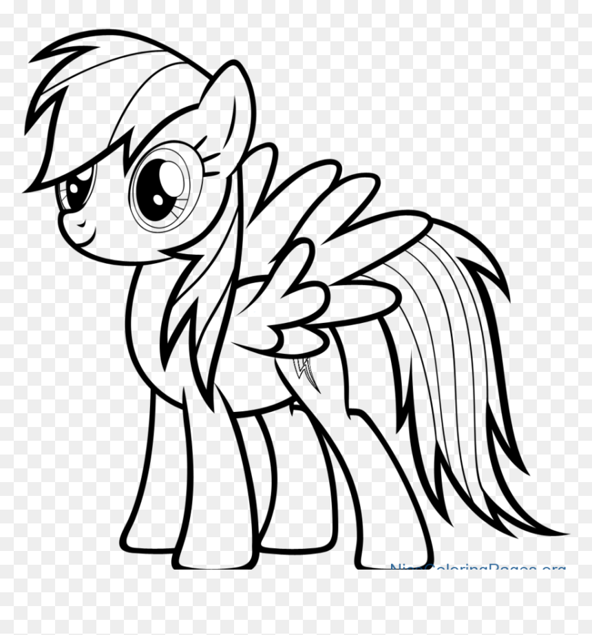 rainbow dash coloring pages