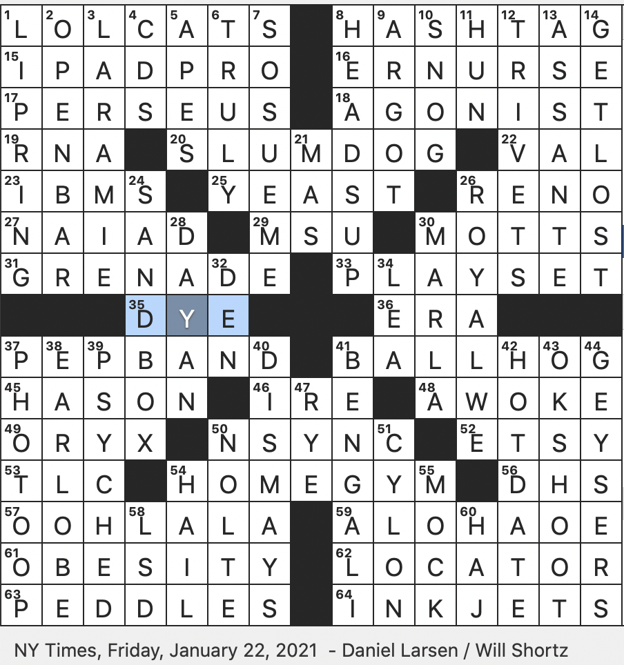 dr bugs nyt crossword