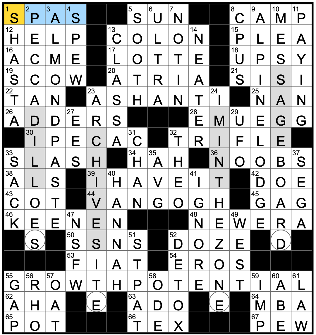 abound in crossword clue