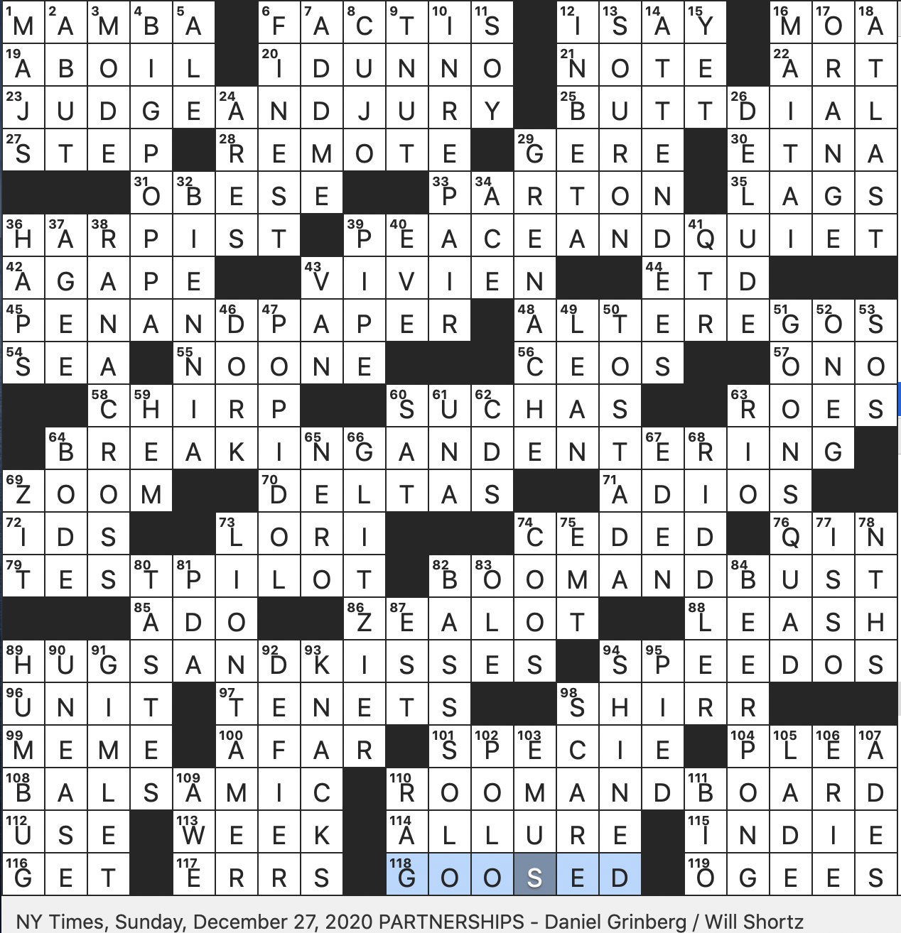 Rex Parker Does The NYT Crossword Puzzle First Dynasty Of Imperial China SUN 12 27 20 Cocktail With Rum Cura ao Fruit Juice Debut Album For Etta James Snapchatter s Request Rex Parker Does The NYT Crossword Puzzle First Dynasty Of Imperial China SUN 12 27 20 Cocktail With Rum Cura ao Fruit Juice Debut Album For Etta James Snapchatter s Request