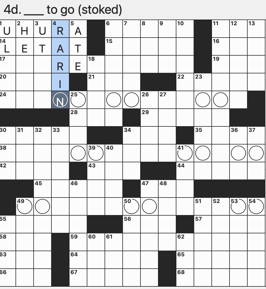 rex parker nyt crossword today