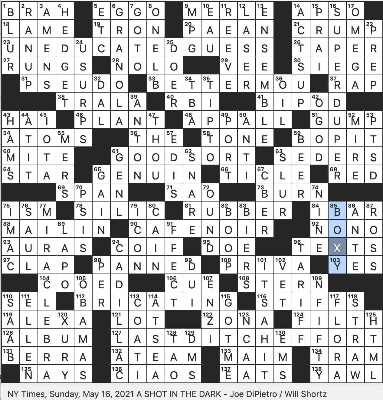 short witticism crossword short witticism crossword