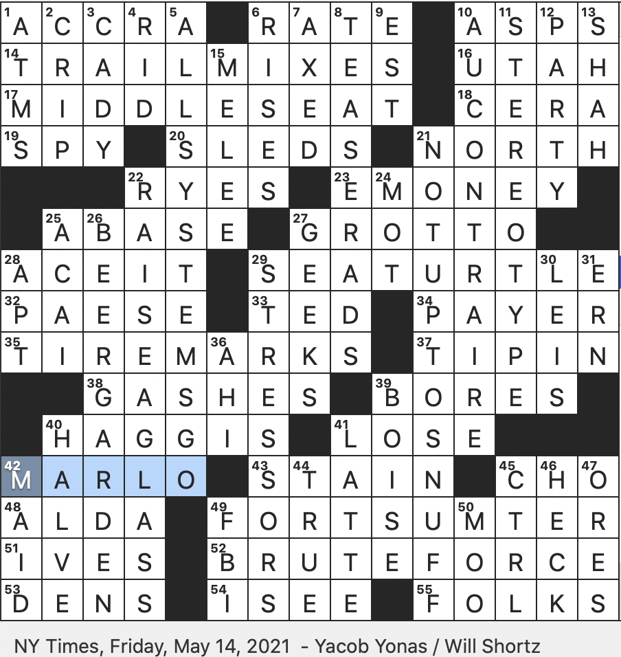 german city crossword clue