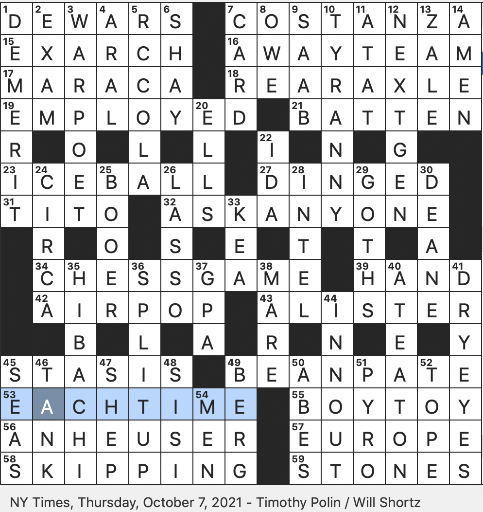 Rex Parker Does The NYT Crossword Puzzle Provincial Governor In The Byzantine Empire THU 10 7 21 Harmless Rattler Frozen Asteroid Or Planet Dispensable Young Beau First Soft Drink Rex Parker Does The NYT Crossword Puzzle Provincial Governor In The Byzantine Empire THU 10 7 21 Harmless Rattler Frozen Asteroid Or Planet Dispensable Young Beau First Soft Drink